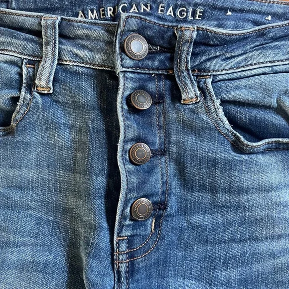 American Eagle Outfitters Light Blue Jeggings - Picture 3 of 8